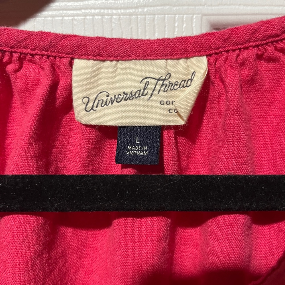 Universal Thread Linen Mini Shift Dress - Picture 3 of 5
